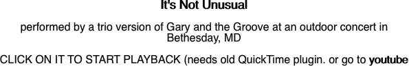 It's Not Unusual 